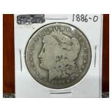 1886-O Silver Morgan Dollar