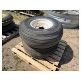 2-6ply 12.5L-15S Tires on 6 Hole Rims