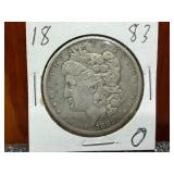 1883-O Silver Morgan Dollar
