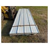 36in. x 10ft. White Building Tin