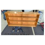 6 Shelf Wood Shelf 72inWx36inTx12.5inD