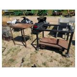 Metal Work Bench 36.5inWx24inDx36inT, &