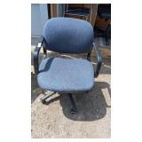 Rolling Office Chair (Blue)
