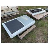 2-Vintage Doors 76.5inTx29.5inW, &