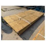 Approx. 9-1/2inx4ftx8ft Treated Plywood Sheets