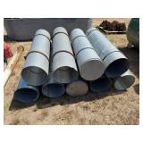 9-Bin Aeration Tubes 4ftLx12.5inDia