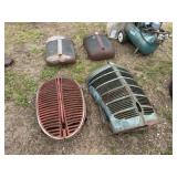 2 Truck Grills and 2 Tractor Grills,