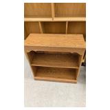 2 Shelf Wood Shelf 30.25inWx30.25inTx13inD