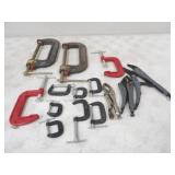 Assorted Clamps & Vice Grips