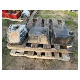 3 Metal Arctic Cat Gas Cans