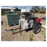 Honda RV Generator EV6010 on Custom Trailer