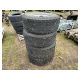 4-315/75R16 Tires on 8 Bolt Rims