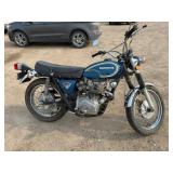 1972 Honda Scrambler 450 Over Head Cam Motorcycle