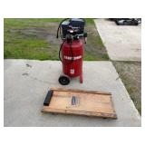Craftsman 3hp 15gal. Air Compressor & Creeper