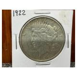 1922 Silver Peace Dollar