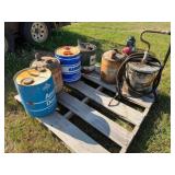 3-5gal Midland Oil Cans, 5gal. Kersene Stancan,