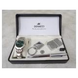 Denacci Quartz Water Reistant Watch Set, &