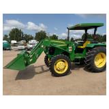 2009 John Deere 5065E MFWD, Open Station, Diesel