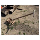 Walk Behind Garden Cultivator, 10in Wide