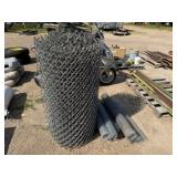 Approx.75ft Chain Link Fence, 4ft Tall, &