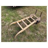 Vintage Wood Barrel Cart