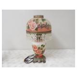 Hand Painted Parlor Lamp, 120v, Approx 25inT