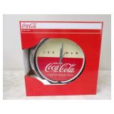 NIB-Coca Cola Neon Clock, 15in. Dia