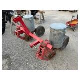 International 185 Pull Behind 2 Row 3pt. Planter