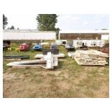 Metal Shelving w/Brackets, Approx. 45 Shelves,