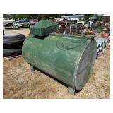 Used Oil Barrel w/Metal Funnel (Barrel is Empty)
