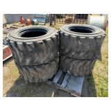 4-33x15.5-16.5 Wide Wall Skid Steer Tires