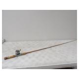 Vintage Heddon Bamboo Fishing Rod w/South Bend