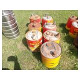 7-Co-op 5 Gal. Metal Cans