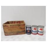 Small Arms Ammunition Wood Crate, &
