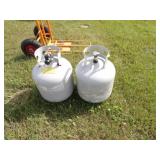 2-Empty 15lb Lp Tanks