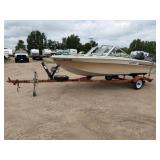 1982 Larson Manta 4500 15ft. Fiberglass Boat, 70HP