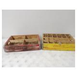 2-Coca Cola Wood Crates, See Descript.