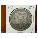 1901-S Silver Morgan Dollar