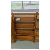 4 Shelf Wood Bookshelf, 45inTx29.5inWx7inD