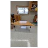 Odd Shaped Desk 57inWx26inDx27inT