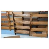4 Shelf Wood Bookshelf, 45inTx29.5inWx7inD