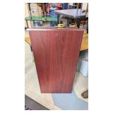 Red Wood Podium 46inTx23.25inWx13inD