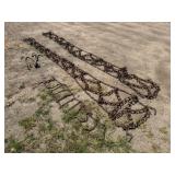 2-156inLx22inW Tire Chains, 1-58inLx10inW Chain,