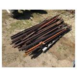 Approx. 55 Fence Posts