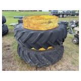 2-15.5-38 Tires on John Deere 10in Rims w/