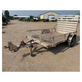 2014 5ftWx8ftL Trophy Bumper Pull Aluminum Trailer