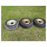 3-8.75-16.5LT Tires on 8 Hole Rims (Fit Lot 27)