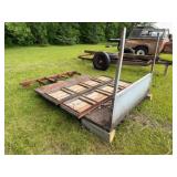 66 x 76in. L Flatbed w/16.5in. Sides, Rear Bumper