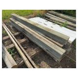 7-5x6x8ft. Treated Posts