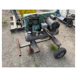 Air Compressor Mounted on Cart, 3/4HP 110v Motor